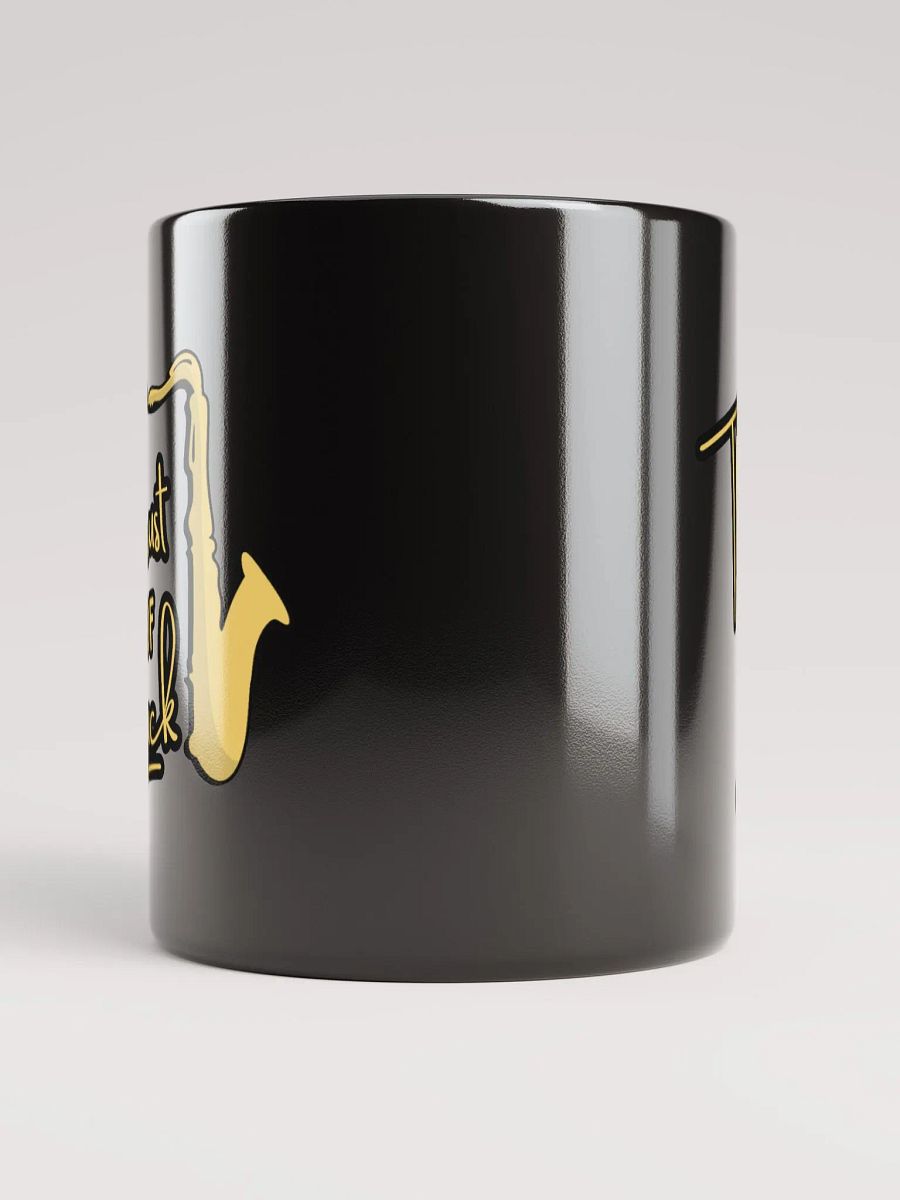 Thrust of Luck Black Glossy Mug product image (4)