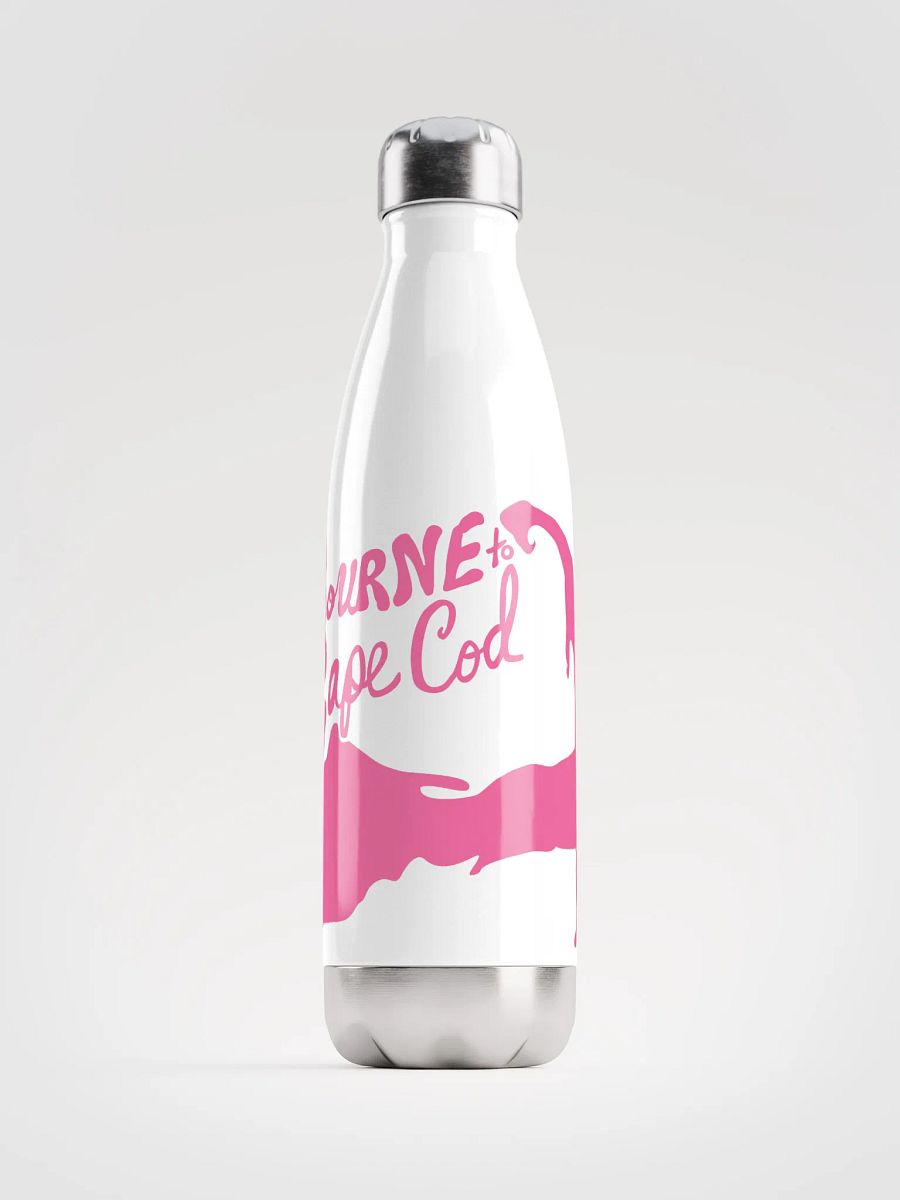 BOURNE to Cape Cod™ | Stainless Bottle | Brilliant Rose on White 💧 product image (1)