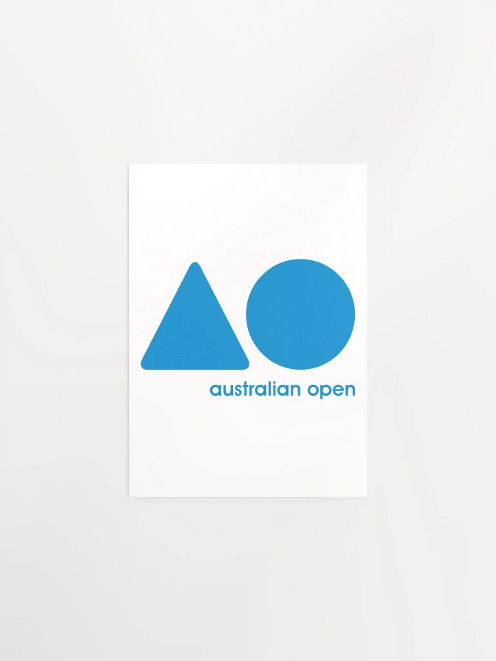 Australian Open Geometric Logo Poster product image (14)