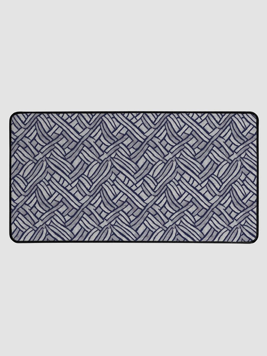 Grey Rectangles Desk Mat product image (1)
