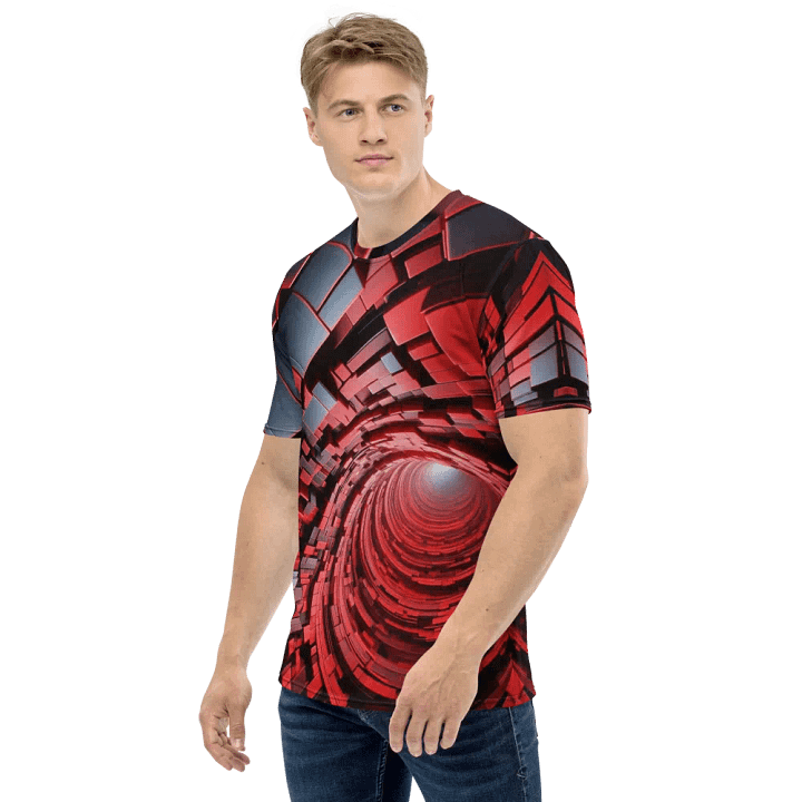 Vortex Red All-Over Print Tee product image (2)
