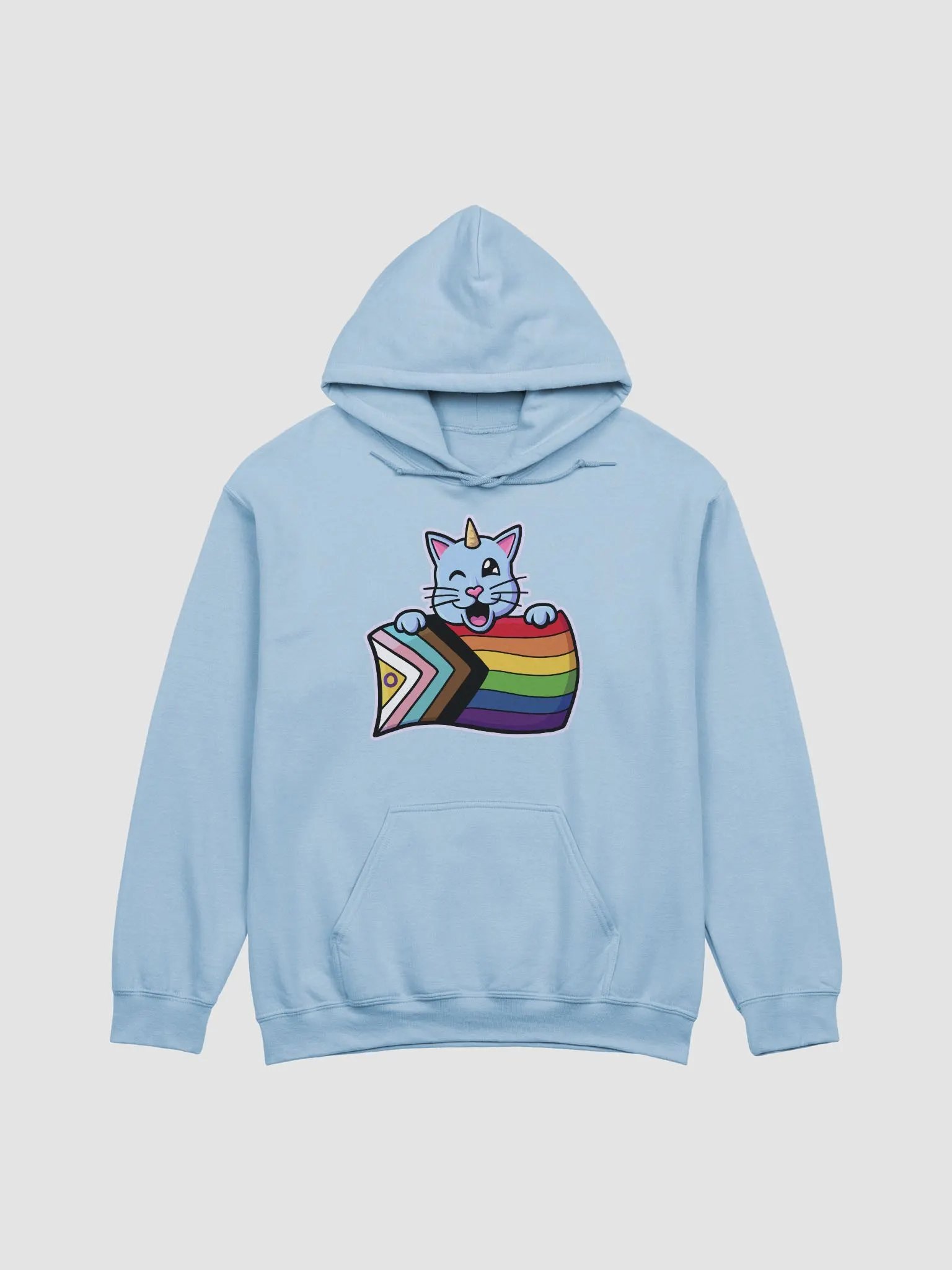 Progress Pride Kittycorn Hoodie product image (1)