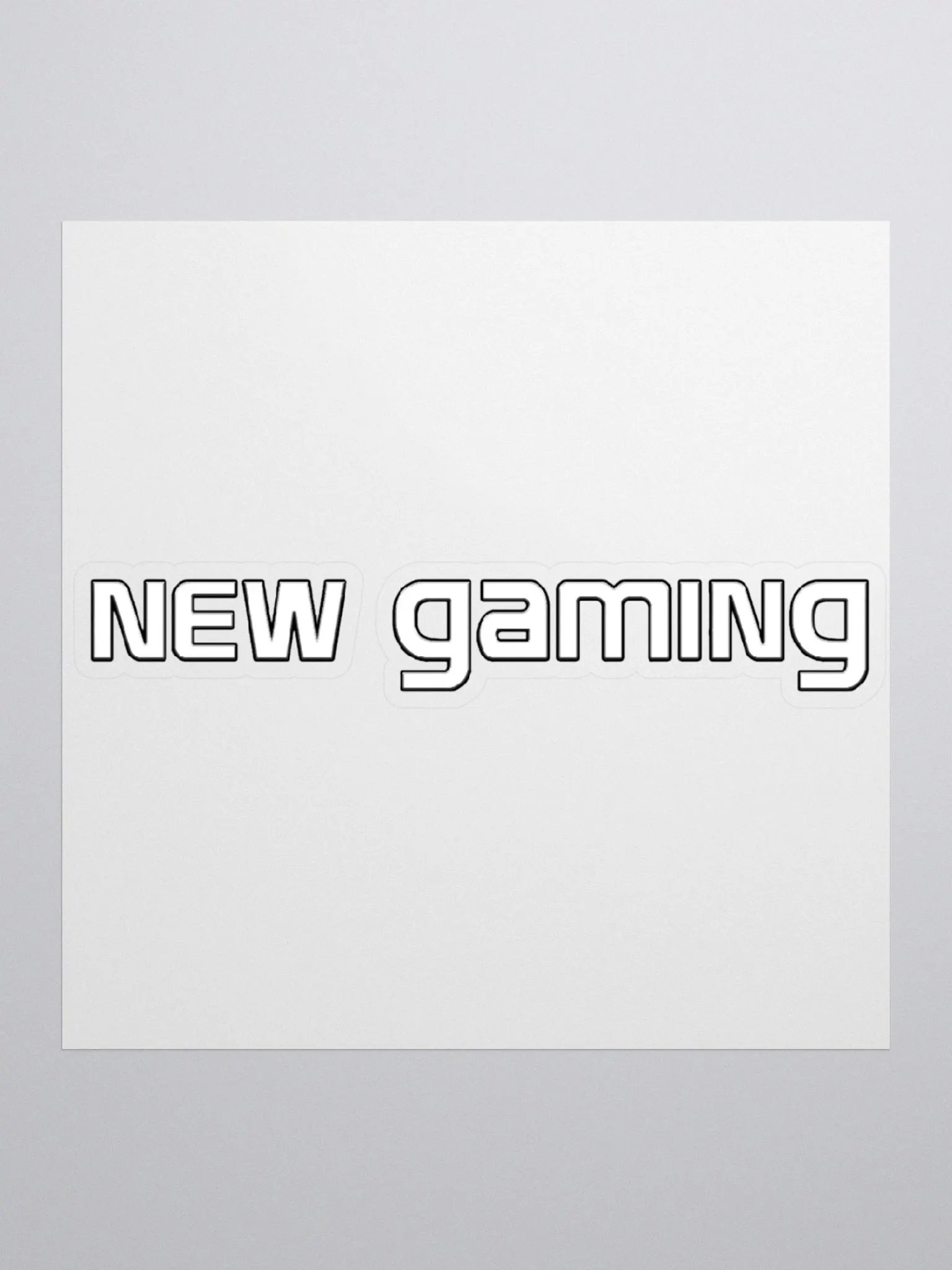 N.E.W. Gaming - Text Logo Sticker product image (2)