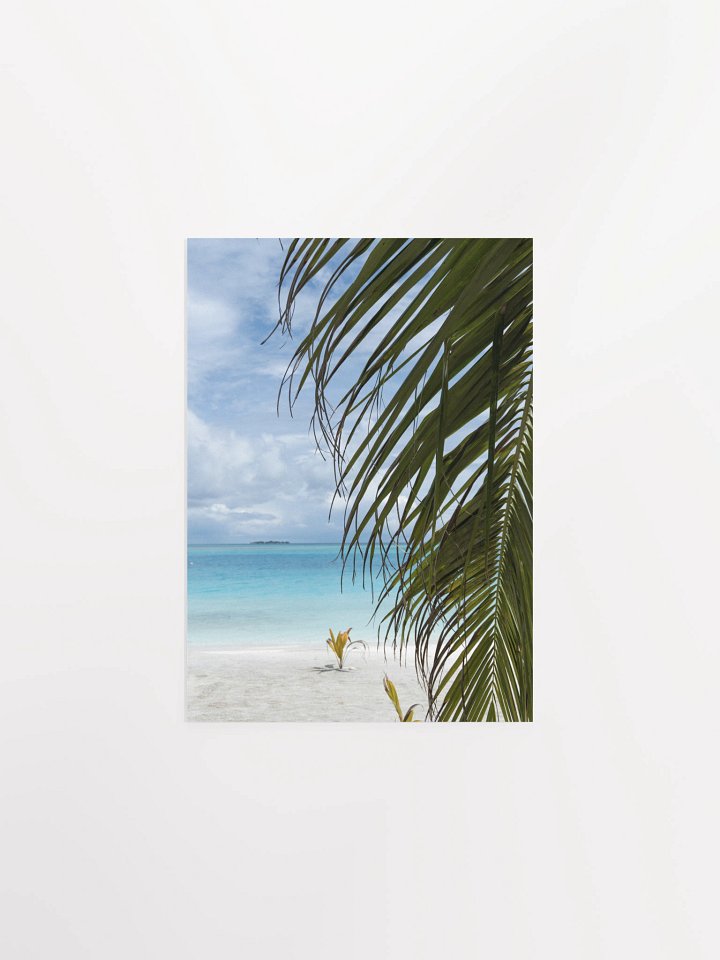 Maldives palm - Enhanced Matte Paper Poster product image (4)