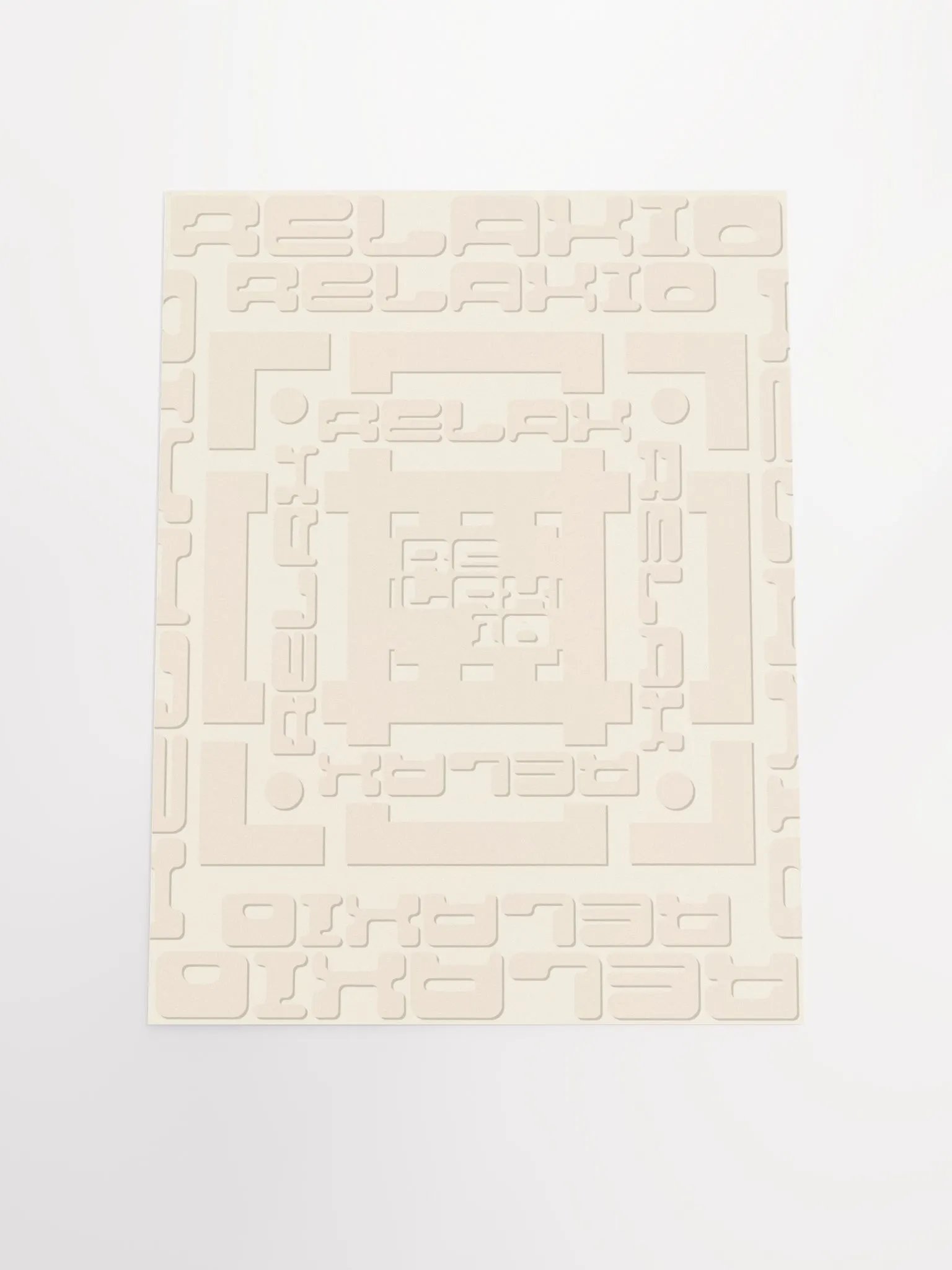 Relaxio Block Poster (Sand) product image (4)
