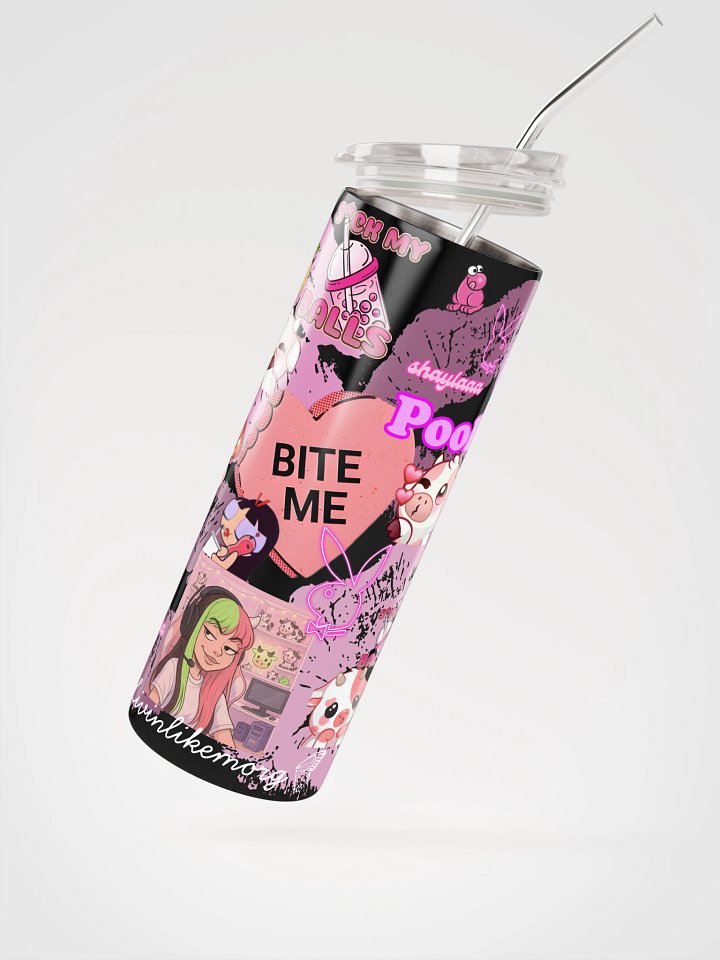 Pookies pink collage tumbler product image (2)