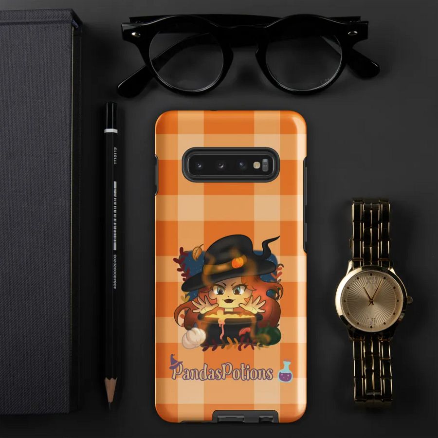 Pumpkin Witch Panda Samsung Case product image (6)