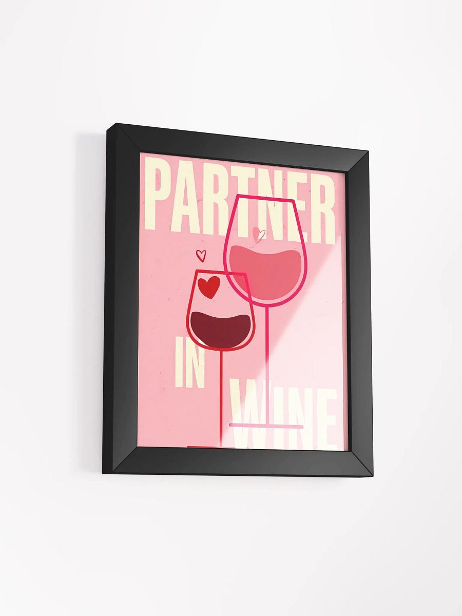 Partner in Wine Framed Poster product image (3)