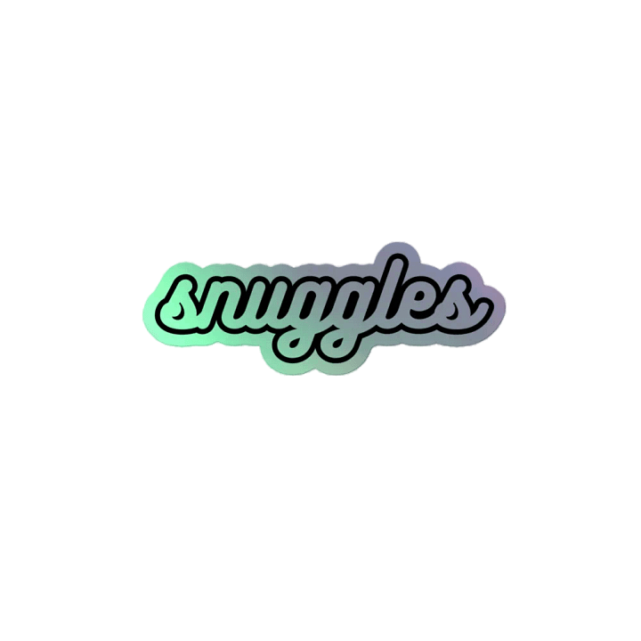 Whimsical Snuggles Holographic Sticker Sheet product image (2)