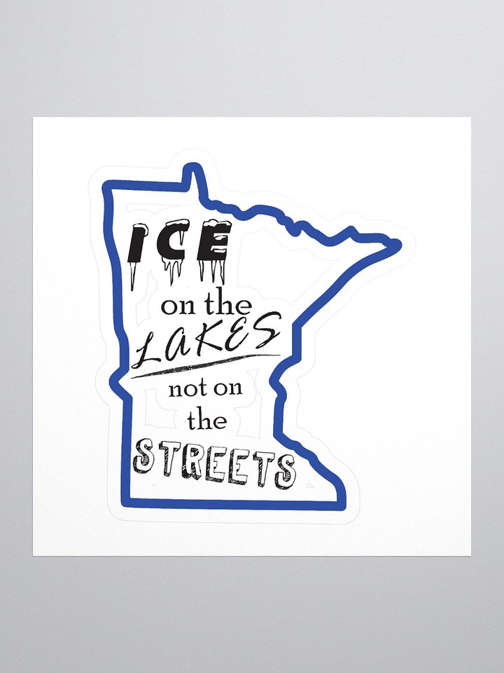 ICE belongs on Lakes (stickers) product image (1)