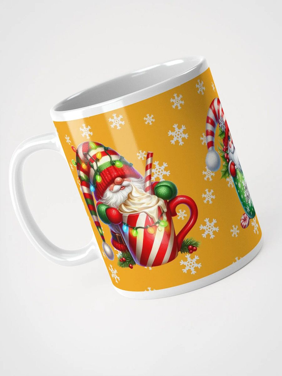 Happy Holidays Christmas Winter Vibes Gnome White Mug product image (3)
