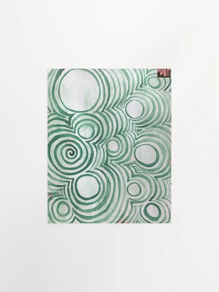 "Green Swirl" Poster Print product image (1)