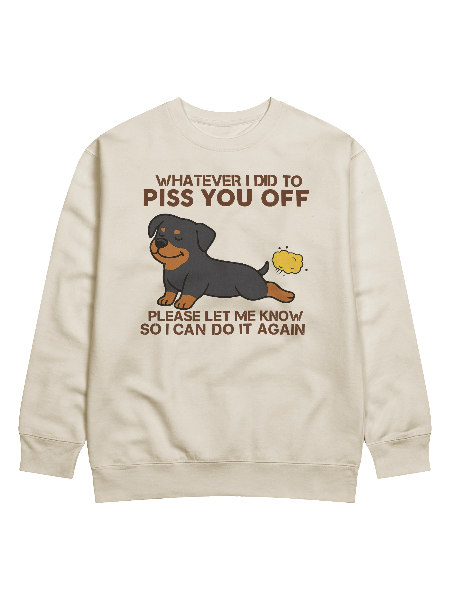 Stubborn Rottweiler Sweatshirt product image (1)