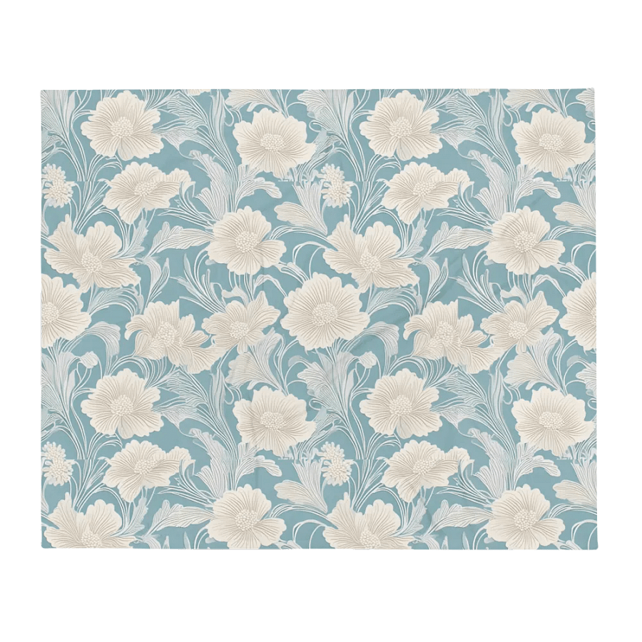 Elegant Floral Reverie Throw Blanket product image (7)