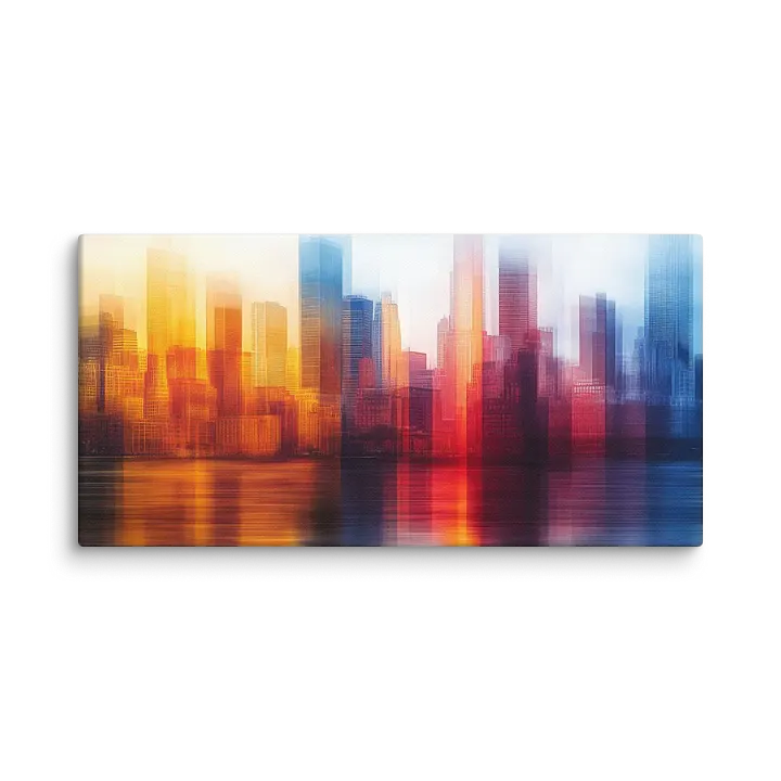 Ethereal Skyline - Abstract Canvas Landscape Print product image (1)