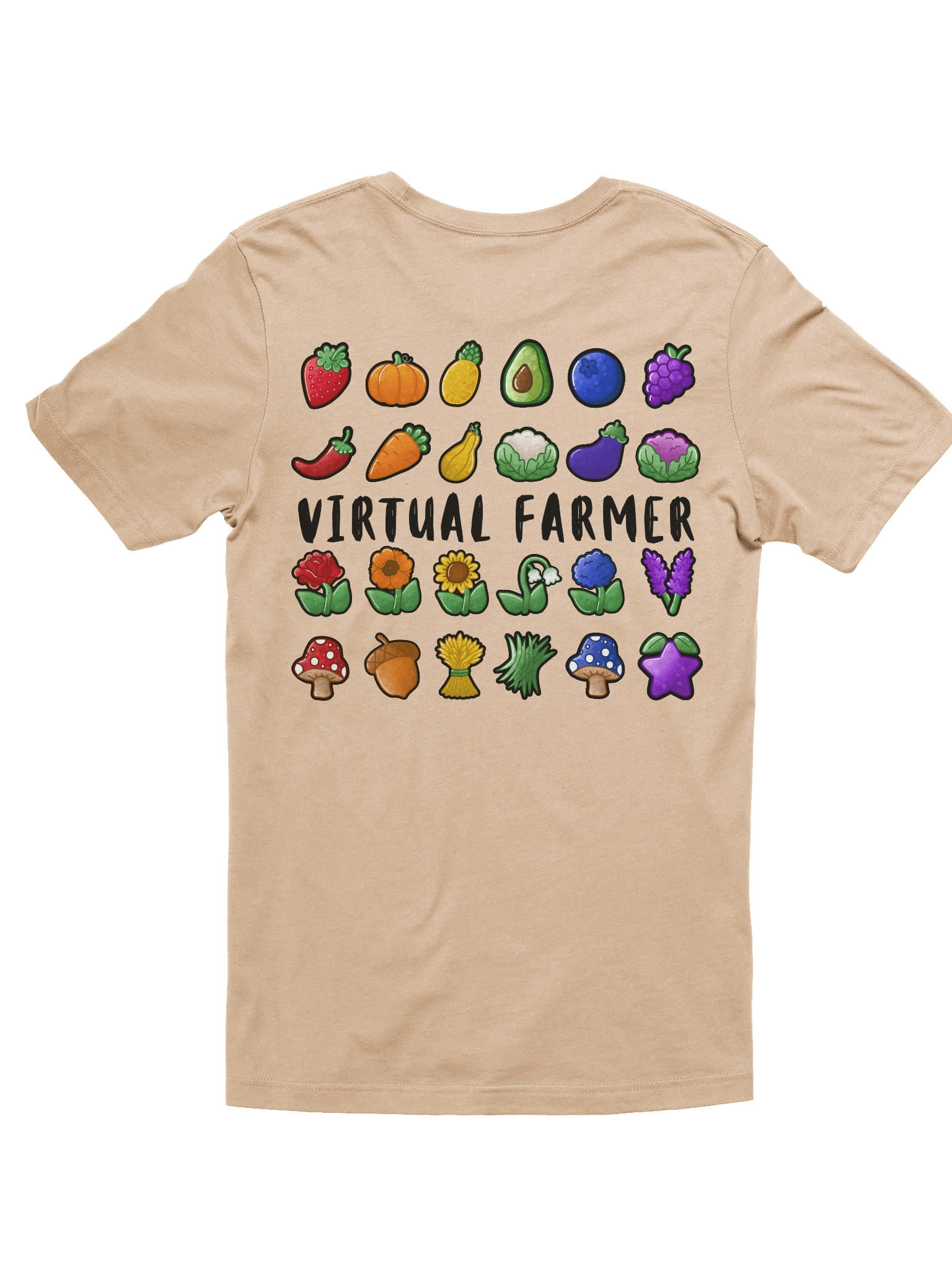 Virtual Farmer Tee - Black Text product image (3)