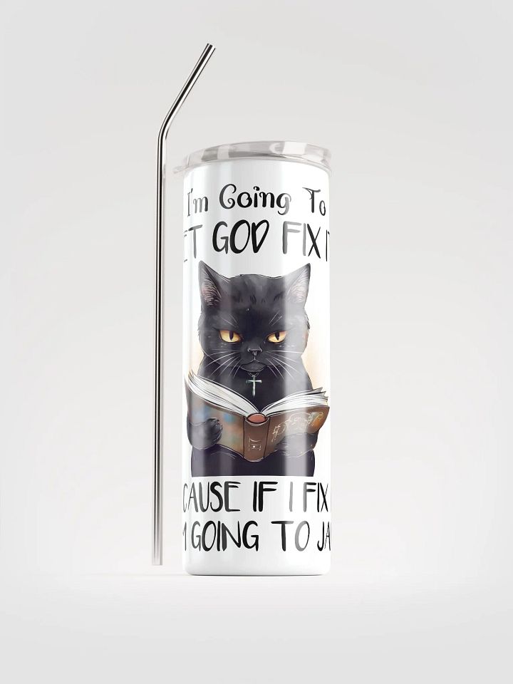 Divine Feline Stainless Steel Tumbler product image (1)