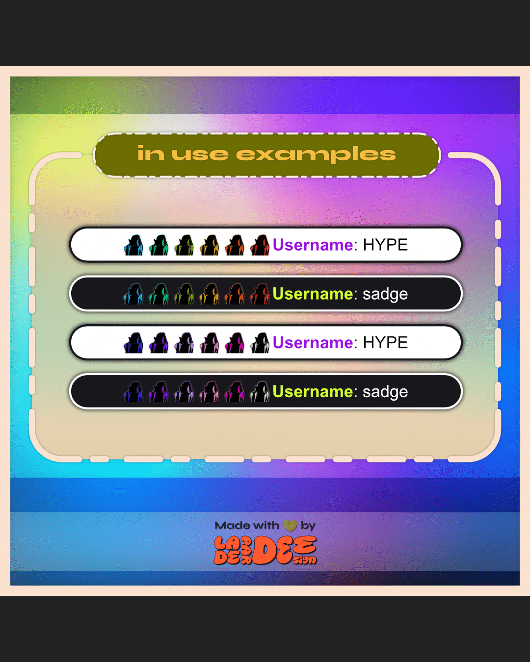 Game Chair Badges product image (2)