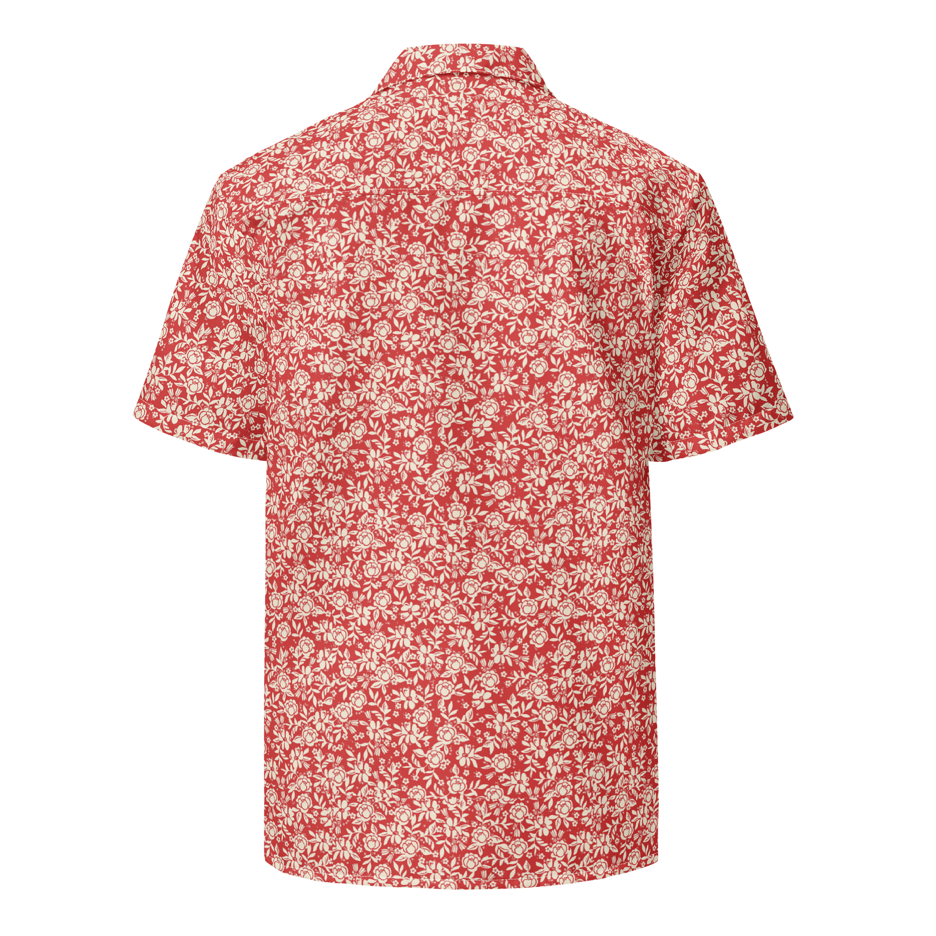 Red Floral Button-Down Shirt product image (2)