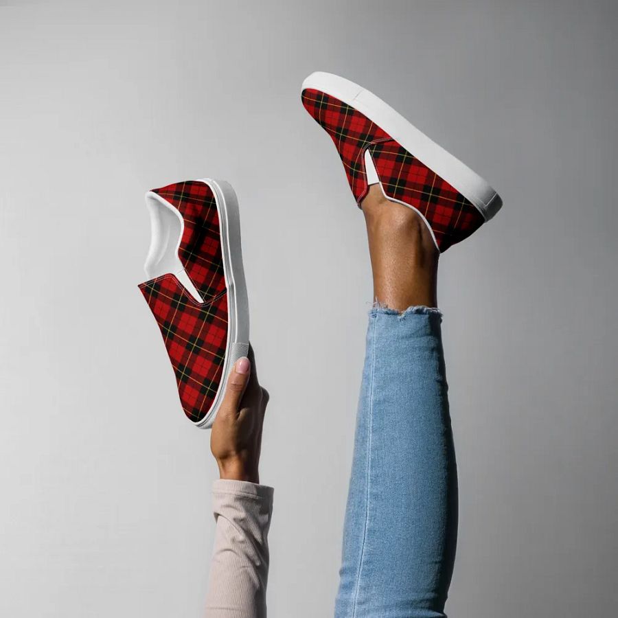 Wallace Tartan Women's Slip-On Shoes product image (8)