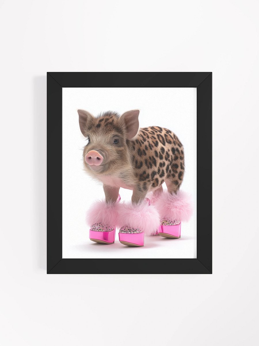 Glam Pig - Framed High-Quality Matte Poster product image (57)