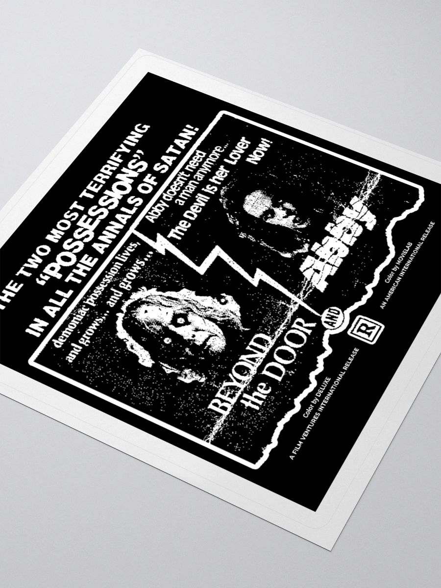 Beyond The Door / Abby Double Feature! | Kiss Cut Sticker product image (3)