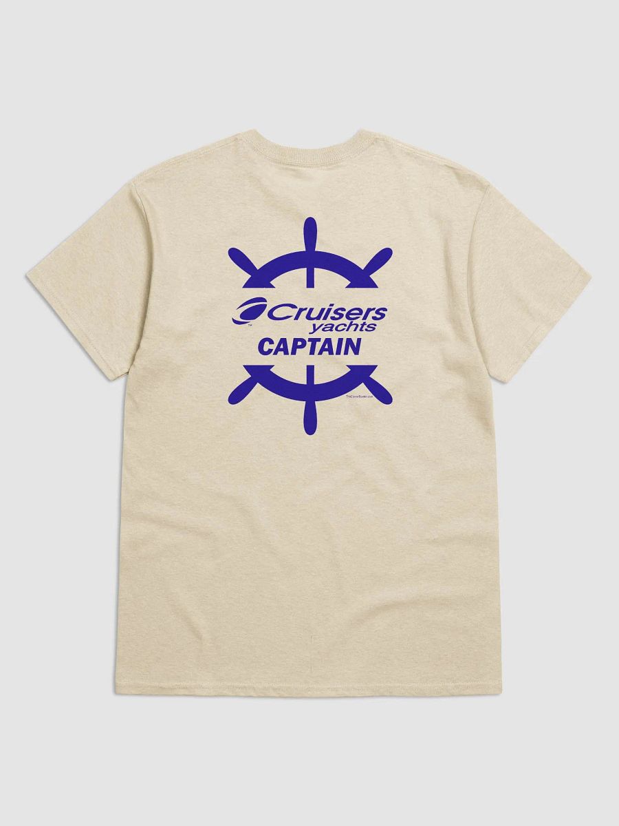 Cruisers Yachts Captain - T-Shirt - Light Shirt w/Blue Logo product image (4)