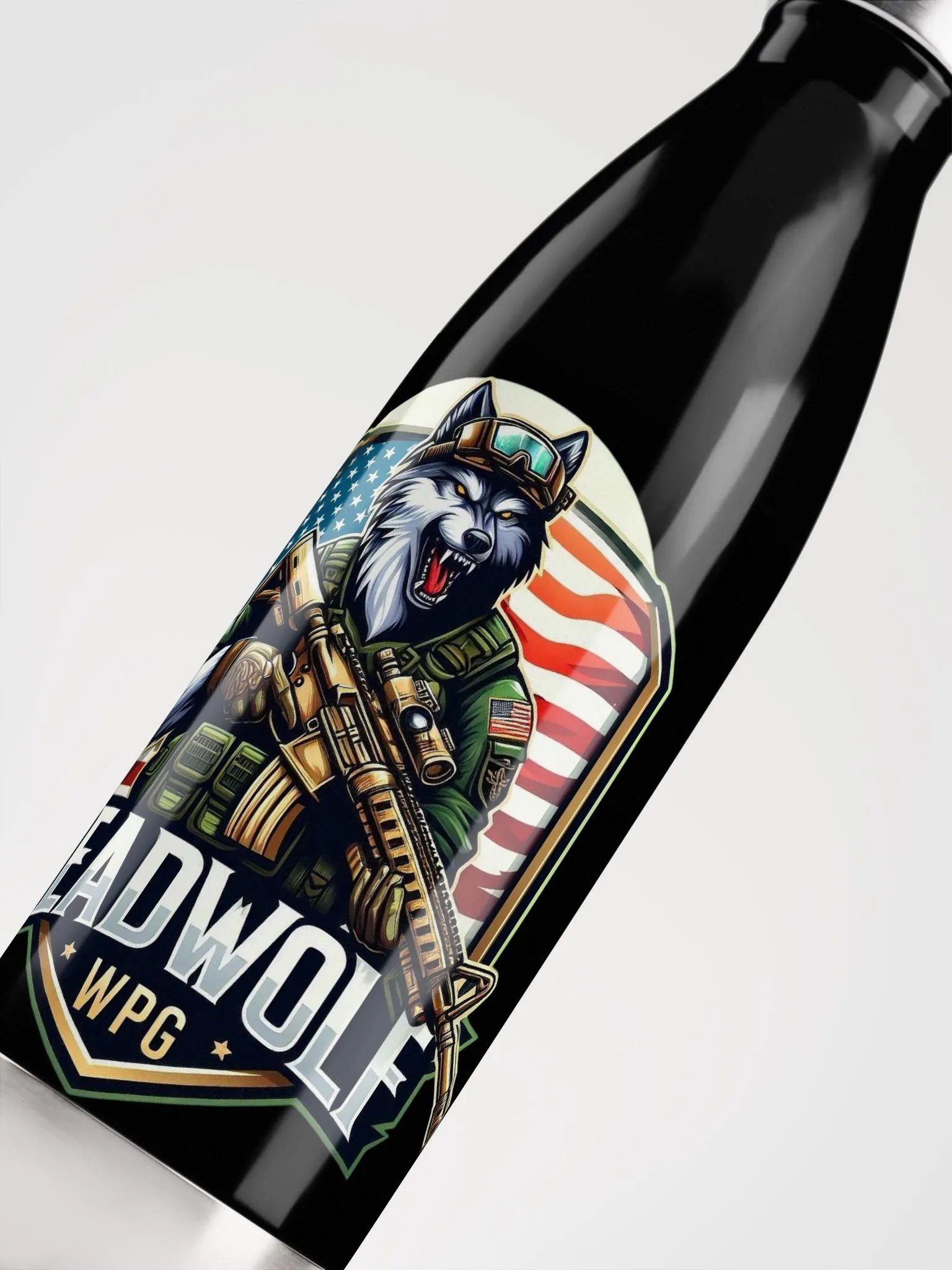 Dead Wolf Stainless Steel Water Bottle product image (5)