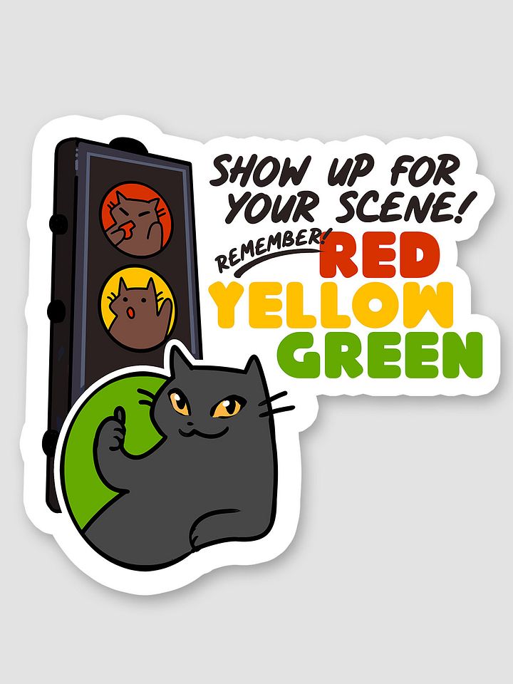 Red Yellow Green Sticker product image (1)