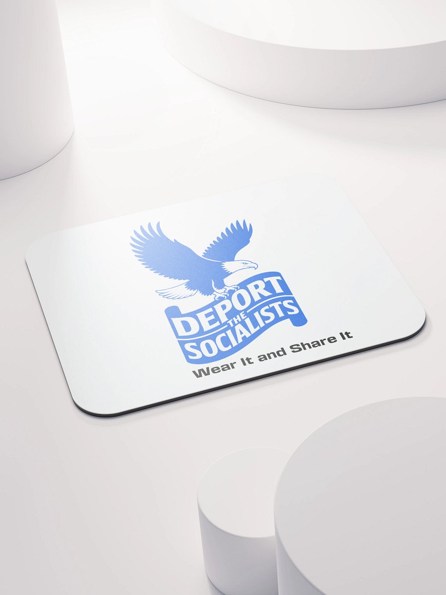 Deport The Socialists mouse pad - blue eagle product image (4)