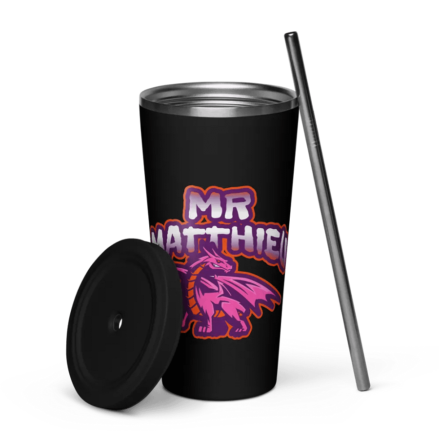 Insulated Tumbler with a Straw product image (9)
