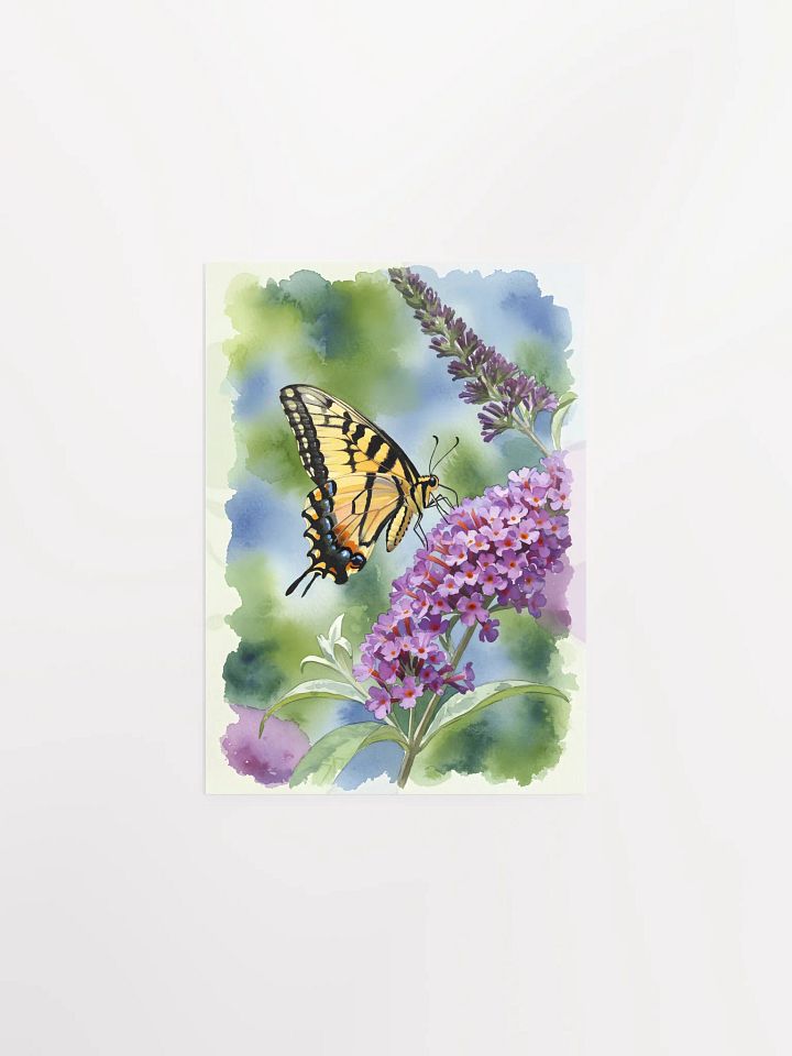 The Painted Wanderer: Bloom and Butterfly Poster product image (4)