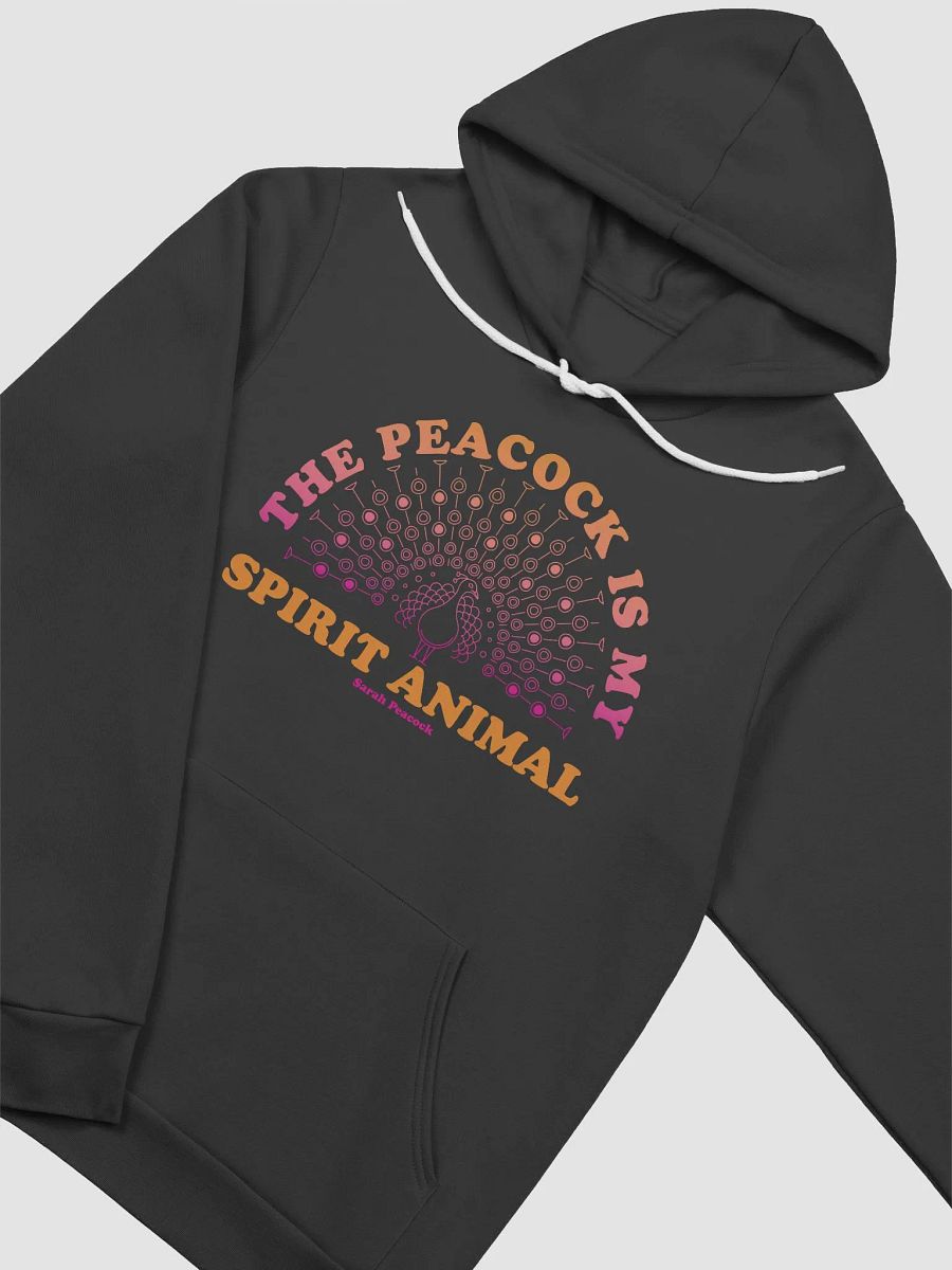 The Peacock Is My Spirit Animal Hoodie (Pink) product image (3)