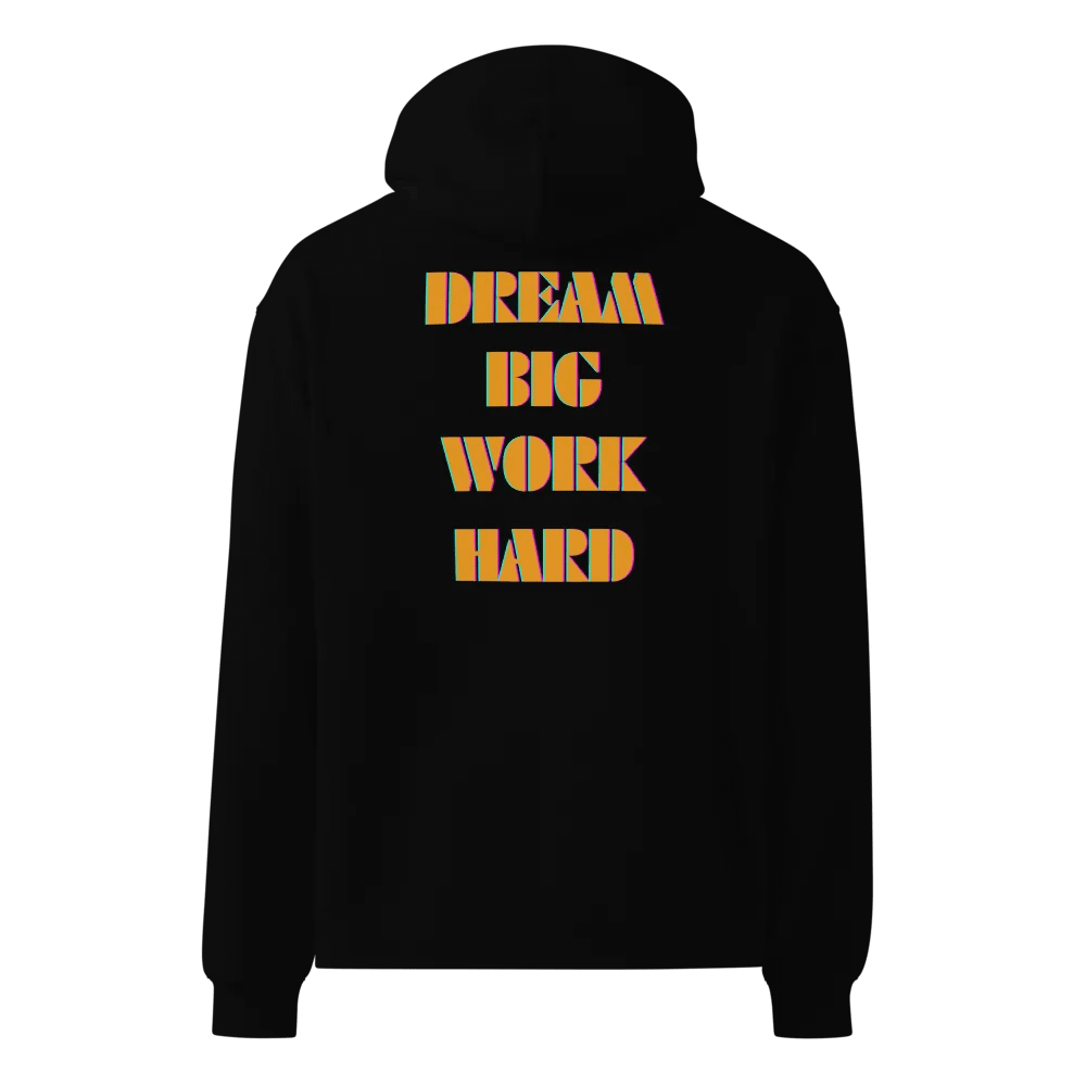 Dream Big Work Hard Unisex Oversized Hoodie product image (2)