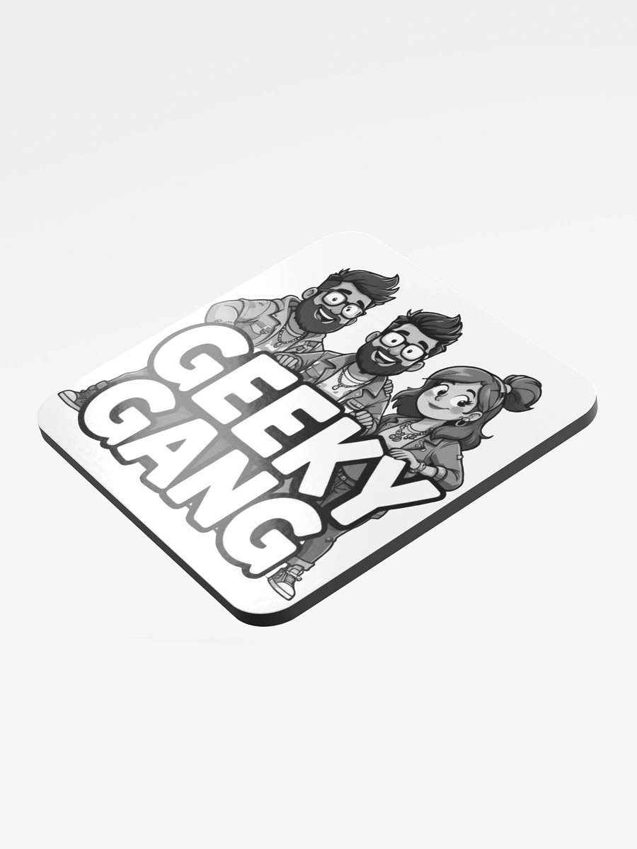 Geeky Gang Glossed Cork Coaster product image (3)