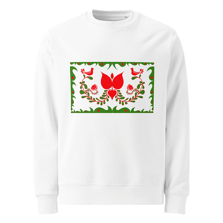 Made In Hungary Floral Tranquility Organic Sweatshirt product image (1)
