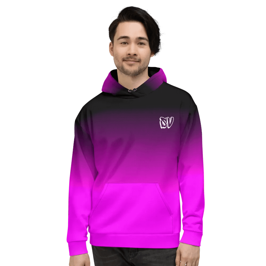 STRAIGHT VIBIN NEON COLOR FADE STYLE MARIN KATAGAWA HOODIE product image (2)