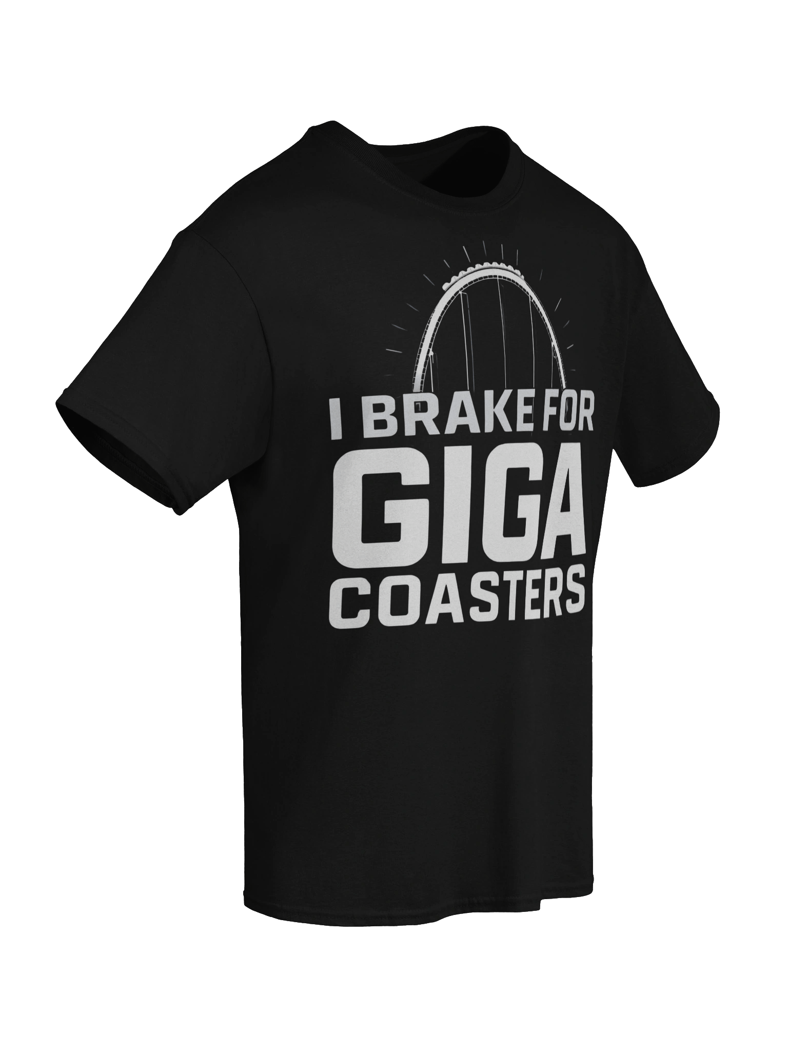 I Brake for Giga Coasters – Funny Roller Coaster T-Shirt for Thrill Ride Fans product image (6)