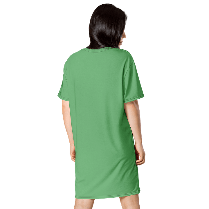 Oversized T-Shirt Dress - Earthy Bay Leaf, Sizes 2XS-6XL product image (2)