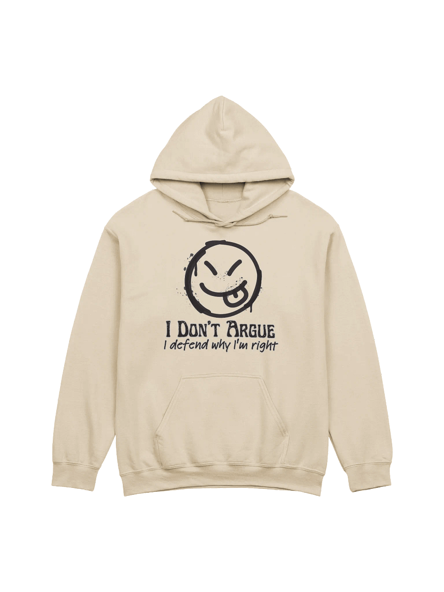 I Don't Argue Hoodie product image (1)