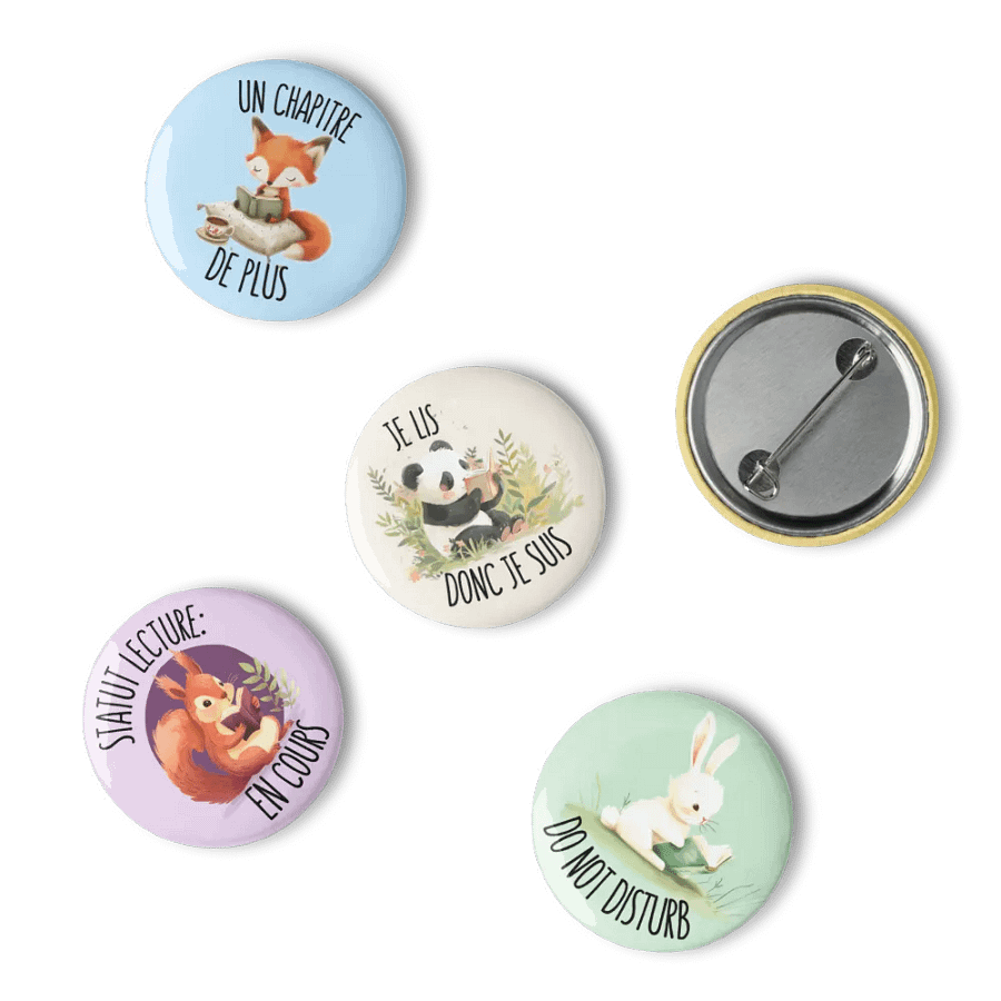 Badges Reading Animals product image (4)
