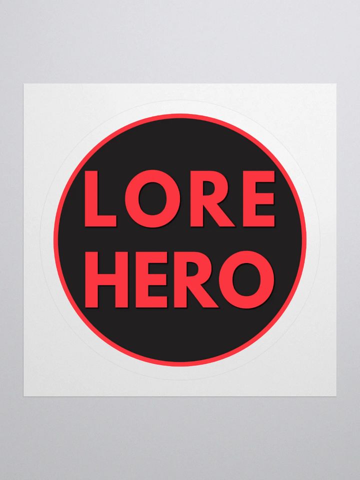 Lore Hero logo sticker product image (3)