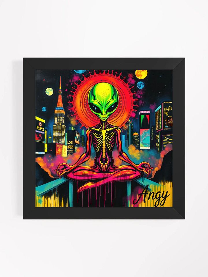 They catch on quickly! Wood Framed Matte Poster product image (5)