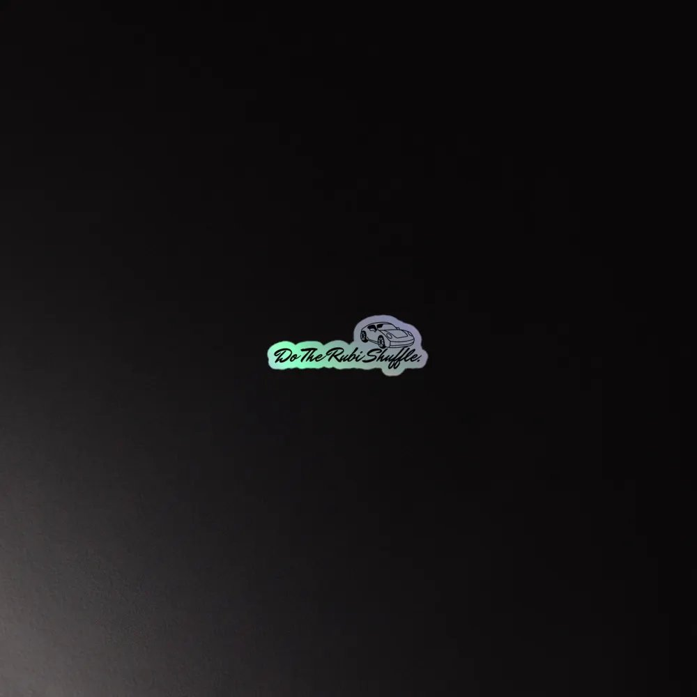 Rubi Shuffle Holographic Sticker product image (4)
