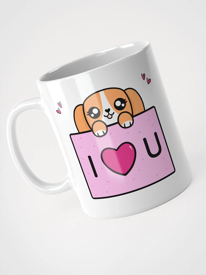 Puppy Love White Glossy Mug product image (2)