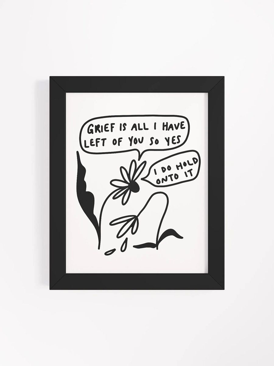 Grief Framed Art Print product image (4)