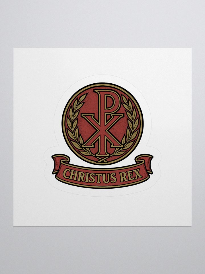Chi-Rho sticker red product image (1)