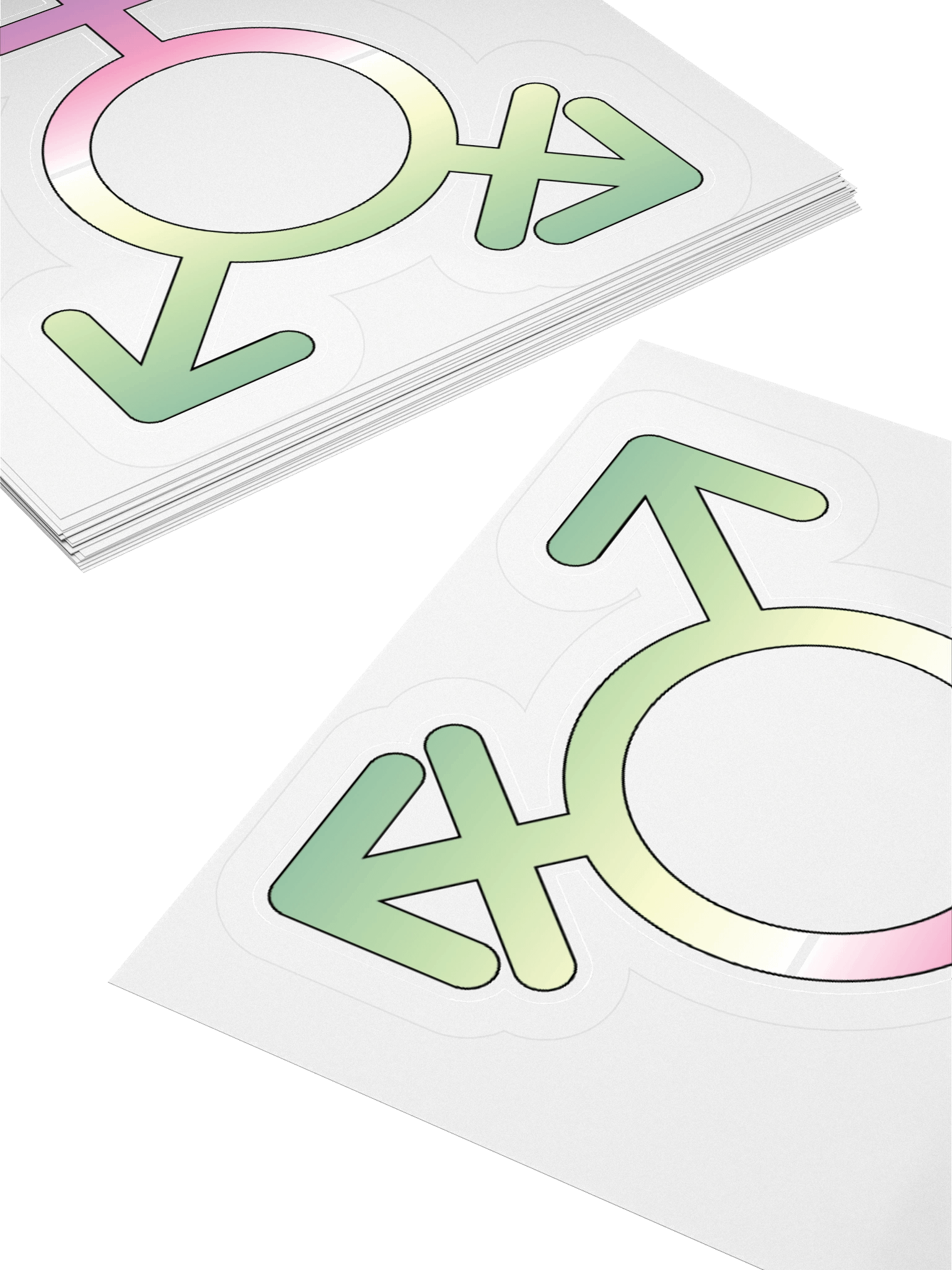 Genderfae Transgender Symbol Sticker product image (11)