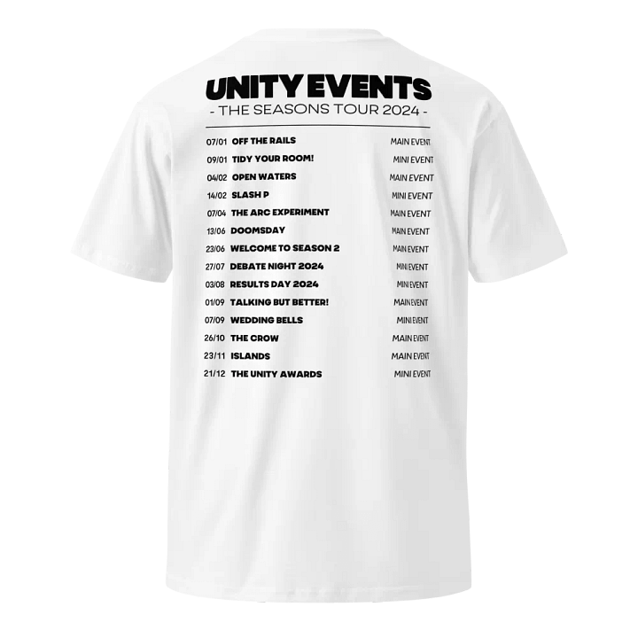 Unity Events Tour Tee product image (2)