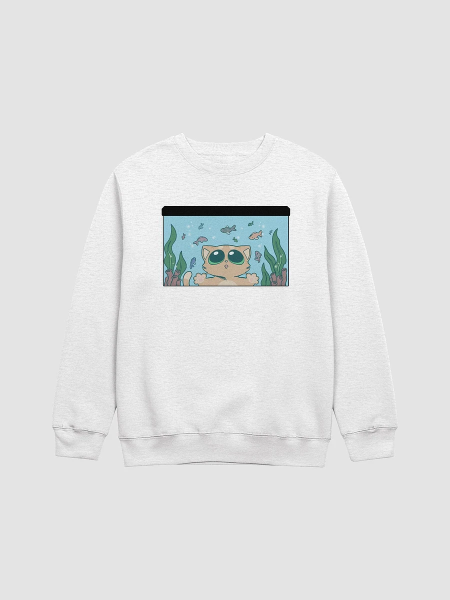 Fishing Feline Unisex Crewneck Sweatshirt product image (10)